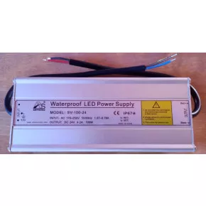 Elektronický transformátor IP67 pro LED pásky DC-24V, 100W