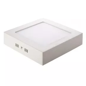 LED panel - čtverec přisazený, 12W, teplá bílá