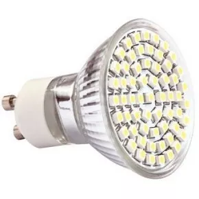 LED žárovka GU10, 3,8W, studená bílá