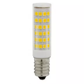 LED žárovka trubková, E14 - 6W, teplá bílá
