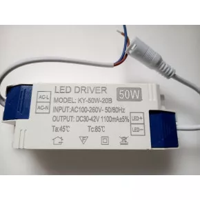 Proudový zdroj pro LED svítidla 1,1A max. 50W