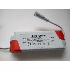 Proudový zdroj pro LED svítidla 600mA, max. 50W