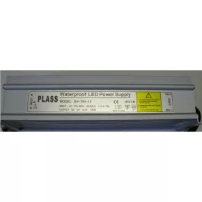 Transformátor pro LED pásky IP67, DC-12V, 100W