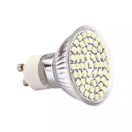 LED žárovka GU10, 3,8W, teplá bílá