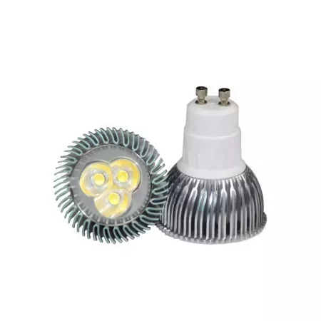 LED žárovka GU10, 3W, studená bílá